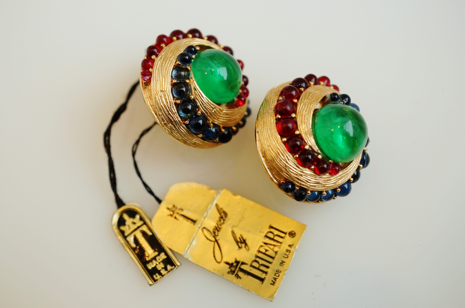 Trifari earrings online vintage jewelry